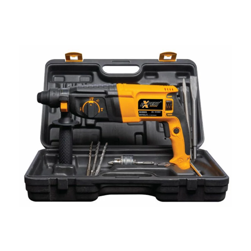 EXPERT Ciocan rotopercutor 800W, 26mm, cu 3 Joule, 3 burghie, 2 dălți, cu geantă de transport, NXHD826
