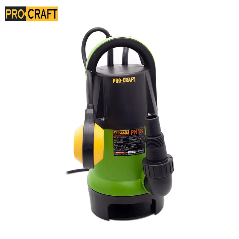 Pompă submersibilă pentru apă și nămol PROCRAFT PN18