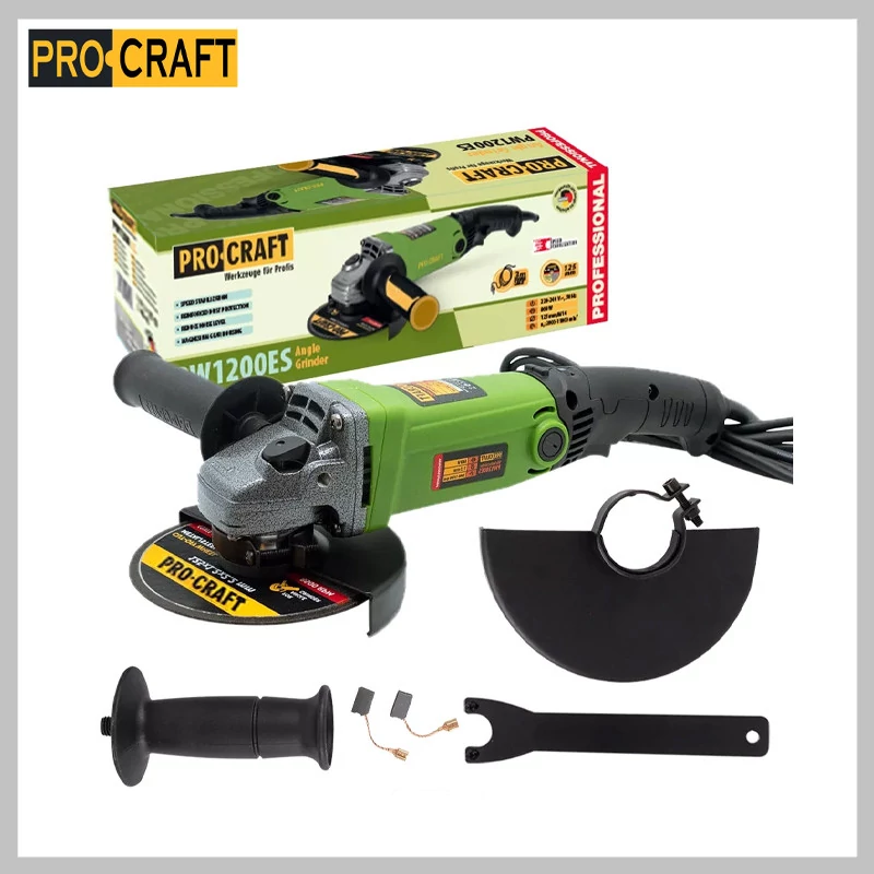 Procraft Polizor unghiular, 125 mm, PW1200ES