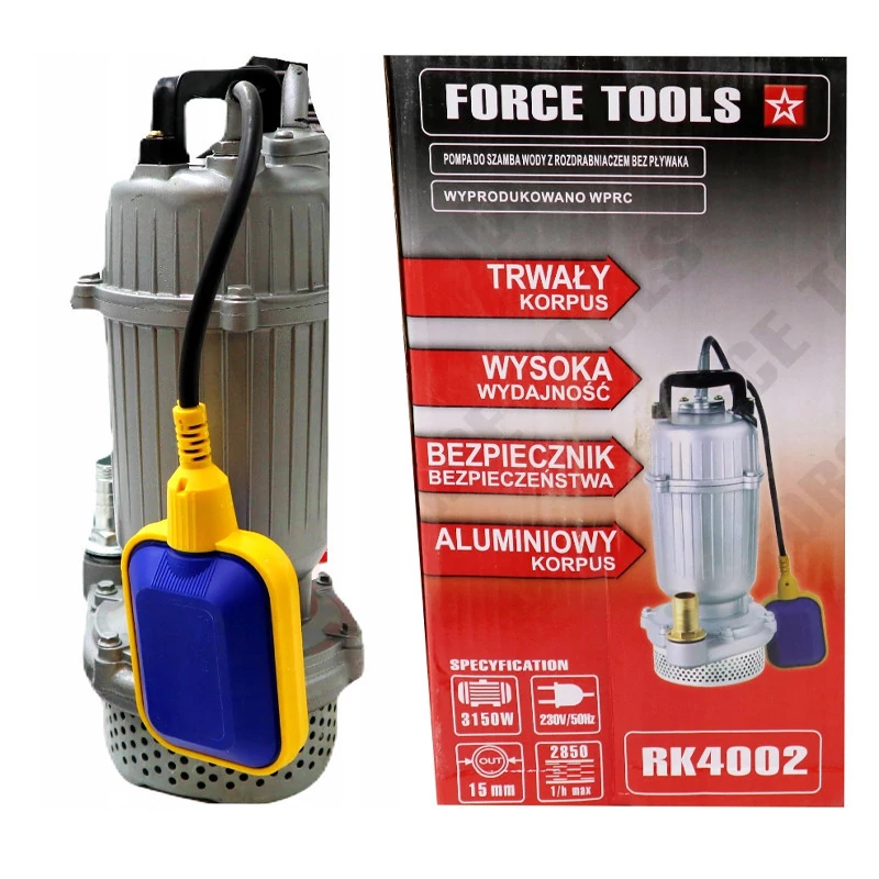 Pompa de apă reziduală din aluminiu Force Tools RK4002