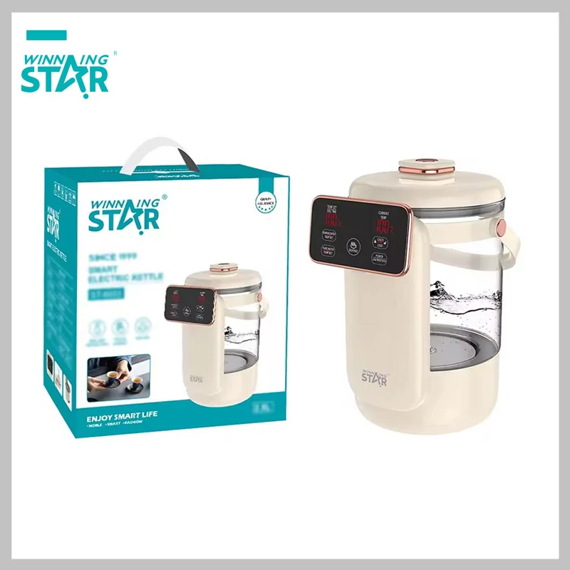 Winning Star Încălzitor electric de apă portabil cu ecran LED Fierbător 1350 W ST-6033