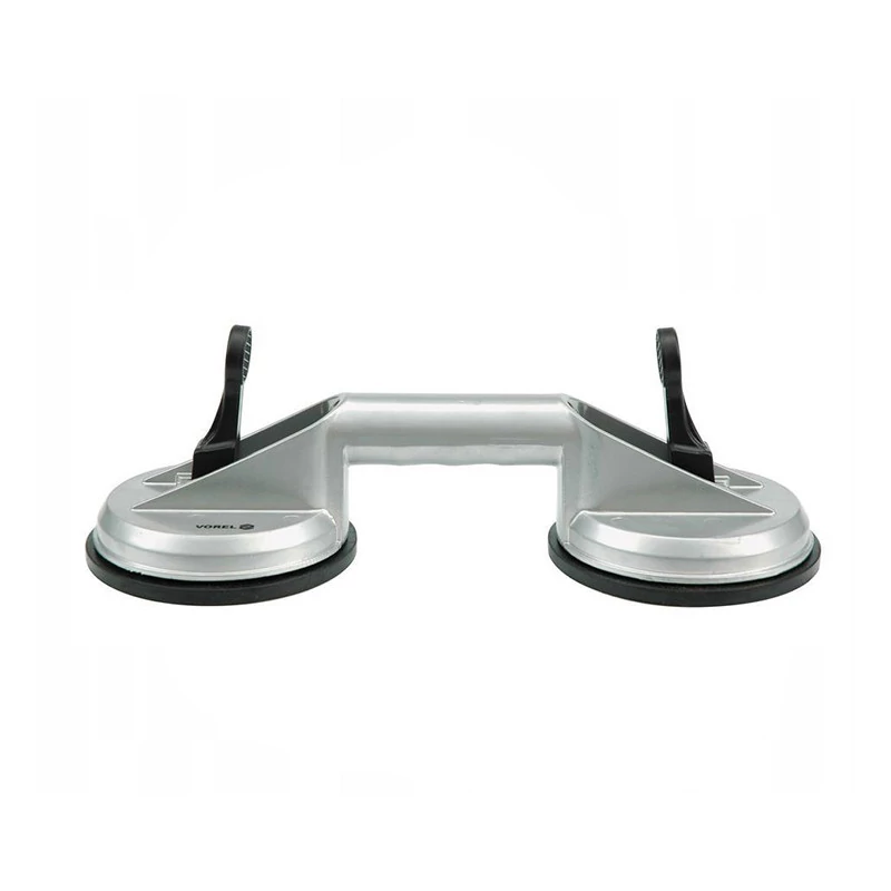 Clește pentru geamuri VOREL din aluminiu, cu 2 ventuze - 70 kg TO-05312