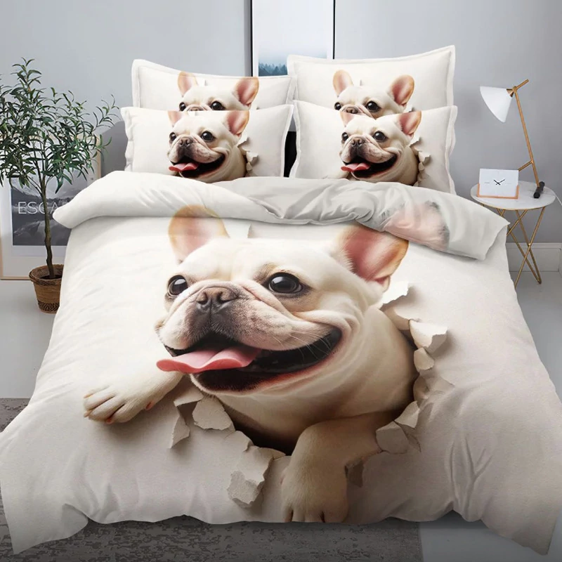 Set de lenjerie de pat 7 piese Happy Dogs 1 G-04