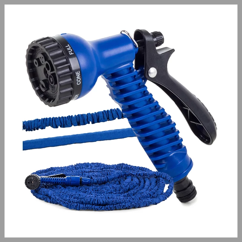 Furtun de grădină flexibil 10m – 30m cu pistol pulverizator 15223