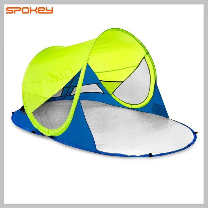 Cort de plajă Spokey STRATUS albastru-verde 190x120x90 – 926783