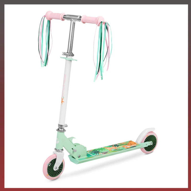 Trotinetă pentru copii Spokey DUKE cu ciucuri decorativi – 943449