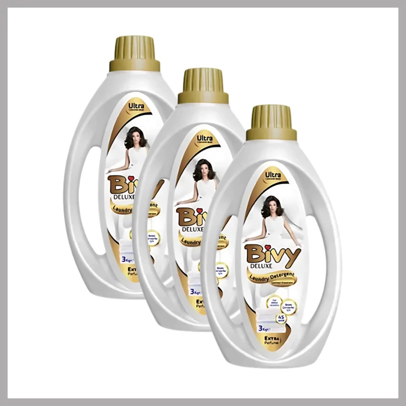 Detergent lichid Bivy Deluxe pentru rufe albe – 3 × 3 litri (BIVY1)