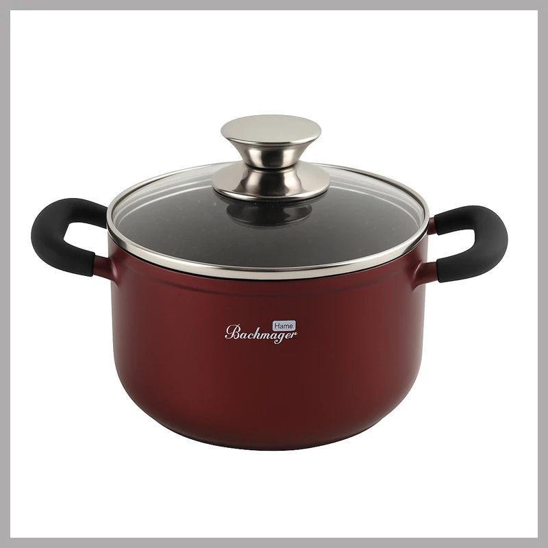 Oală adâncă Bachmayer cu capac, 20 cm BM-7882-20