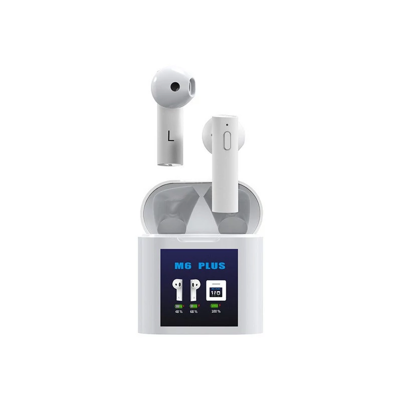 Air M6 Plus cu termometru - Căști TWS Bluetooth holm3162
