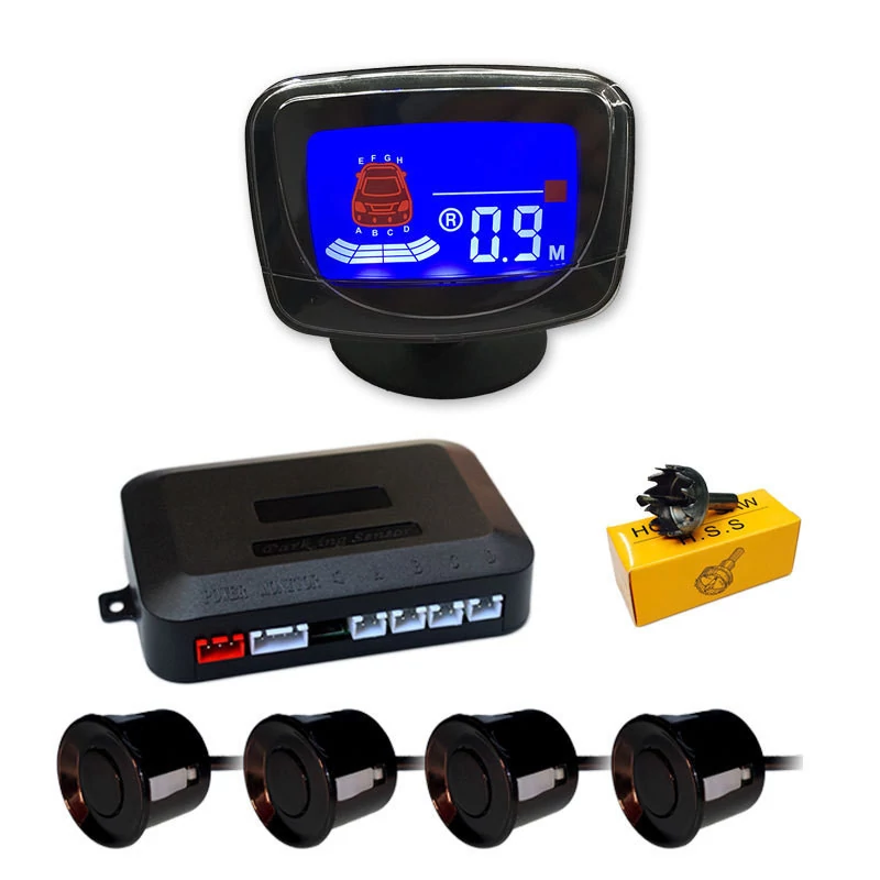 Senzor de parcare Profi 4 cu ecran LCD HOLM7145