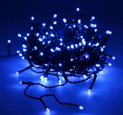 Șir luminos 180 LED albastru 8m KE21-1032