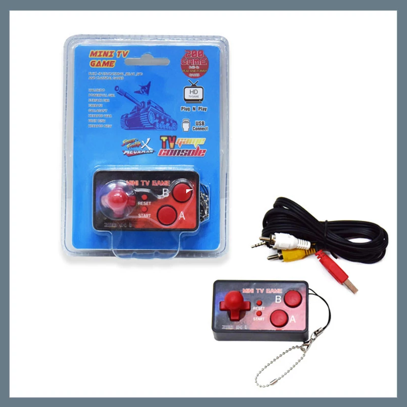 Extra mini consolă retro de jocuri video pentru TV / 200 de jocuri preinstalate retro200